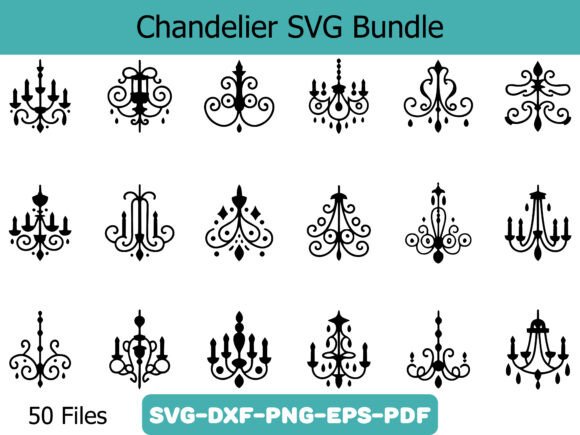 Chandelier SVG Bundle
