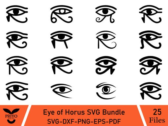 Eye of Horus SVG Bundle