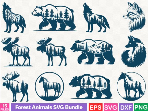 Forest Animals SVG Bundle