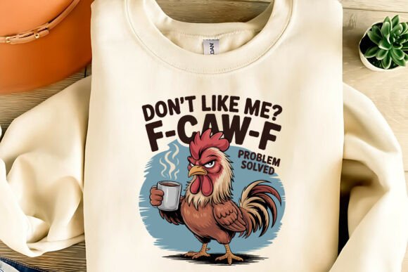 Funny Chicken Coffee SVG, PNG, EPS