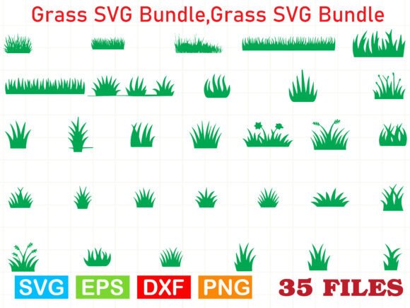 Grass SVG Bundle,Grass SVG Bundle