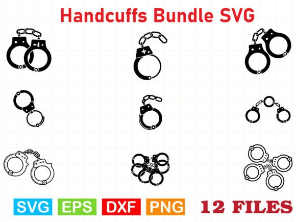 Handcuffs SVG Bundle