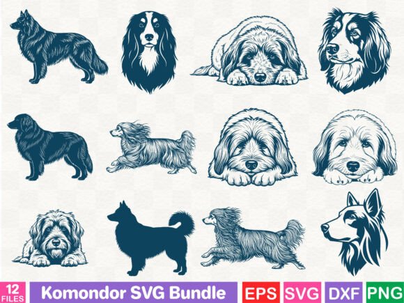 Komondor SVG Bundle