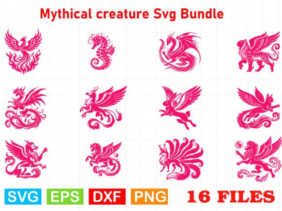 Mythical Creature SVG Bundle