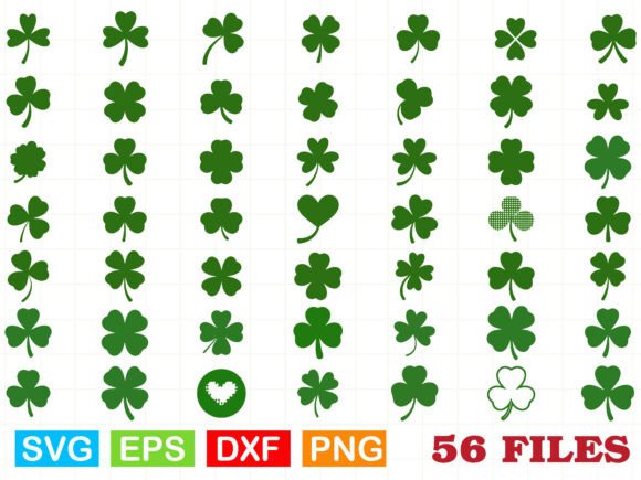 Shamrock Leaf SVG, Clover Leaf SVG