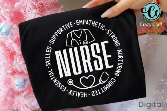 Strong Nurse SVG PNG, Nurse Design