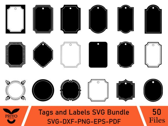 Tags and Labels SVG Bundle