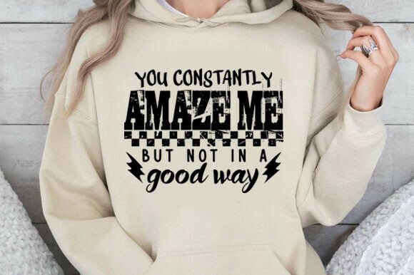 You Constantly Amaze Me but Not in a SVG